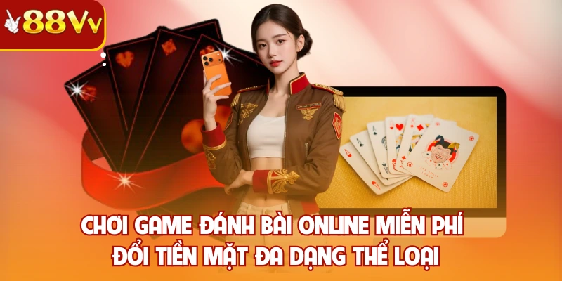 Chơi game đánh bài online miễn phí đổi tiền mặt đa dạng thể loại
